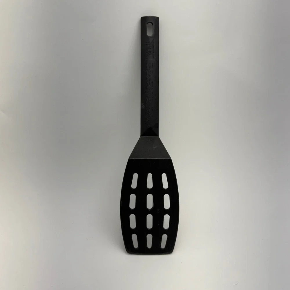 Kuhn Rikon‎ Black Nylon Slotted Turner Spatula Made in Switzerland
